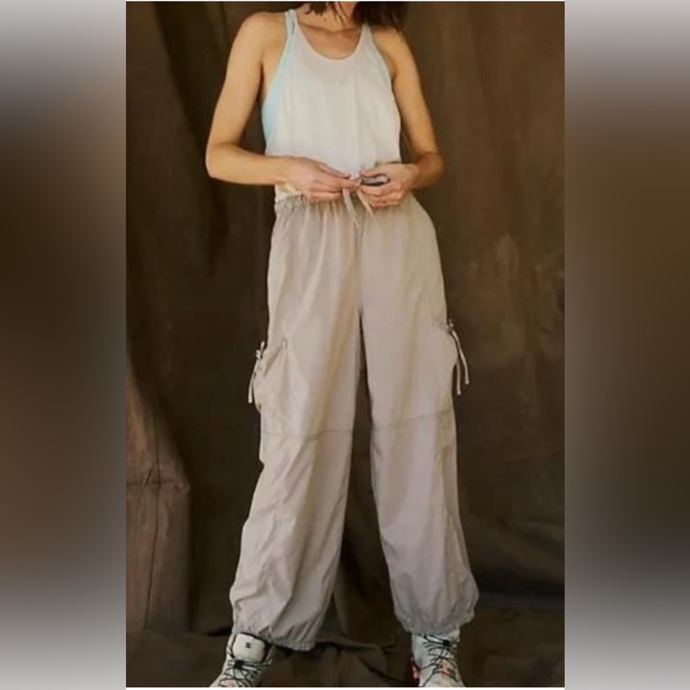 FP Movement Back Packer Onesie Jumpsuit in Muted Beige